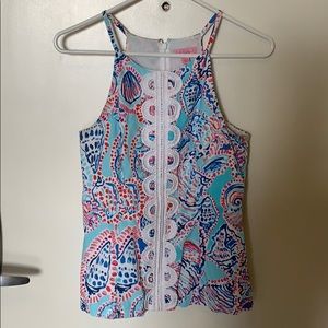 Lilly Pulitzer Seashell Top Sz 6